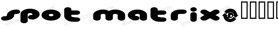 Spot Matrix字体转换